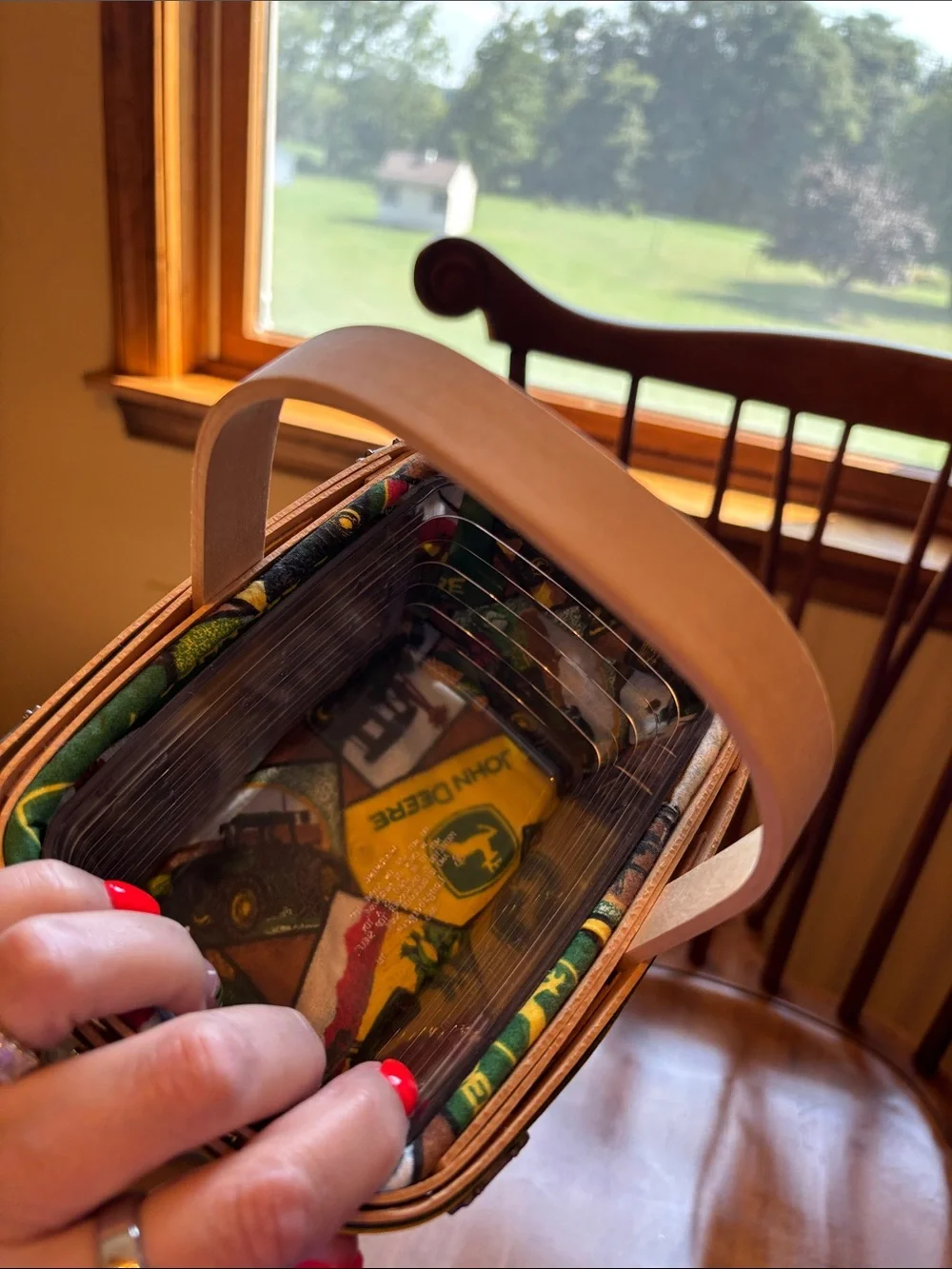 Signed Longaberger John Deere Basket Set
